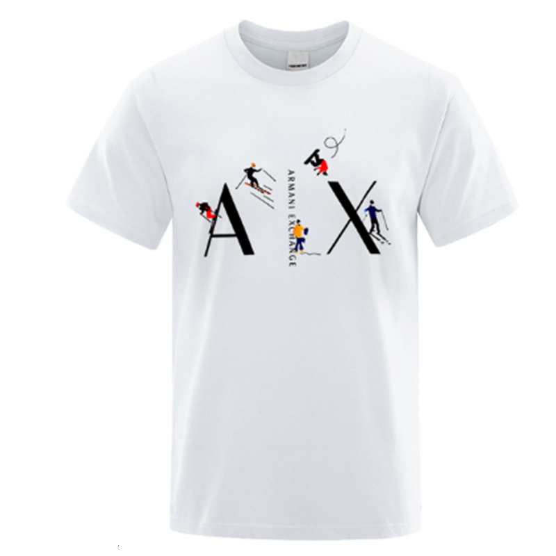 Men' TShirts 2023 White T Shirts Men AX Letter Print Streetwear Hip Hop Unisex Clothing 100 Cotton Casual Oversized Round Neck Short Sleev 230418
Men' TShirts 2023 White T Shirts Men AX Letter Print Streetwear Hip Hop Unisex Clothing 100 Cotton Casual Oversized Round Neck Short Sleev 230418