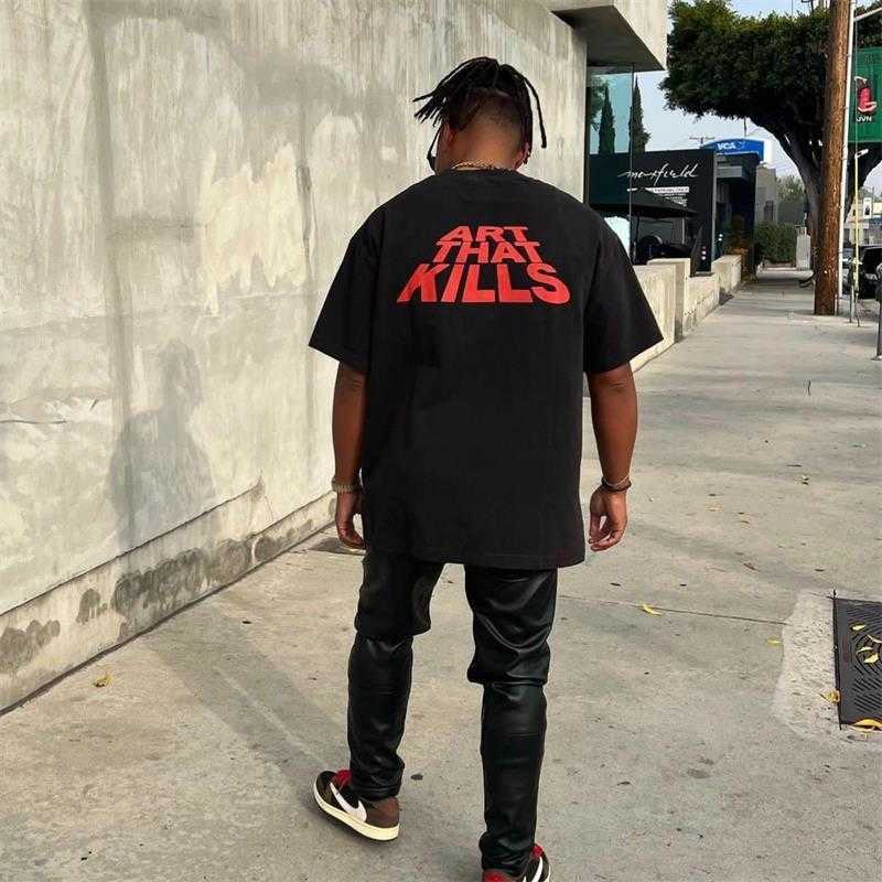 Fashion Designer Clothing Tees Rock Tshirt Galleryes Depts Washed Old Letter Printing Men Women Couples Summer American Short Sleeve Streetwear Hip hop TShirts, Black
Fashion Designer Clothing Tees Rock Tshirt Galleryes Depts Washed Old Letter Printing Men Women Couples Summer American Short Sleeve Streetwear Hip hop TShirts, Black