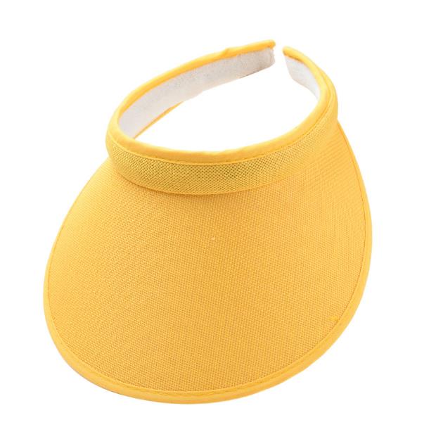 Hats Women Ladies Summer Weave Straw Empty Top Beach Clip-On Solid Color Large Wide Brim UV Protection Breathable Sun Visor Hat, Customize
Hats Women Ladies Summer Weave Straw Empty Top Beach Clip-On Solid Color Large Wide Brim UV Protection Breathable Sun Visor Hat, Customize