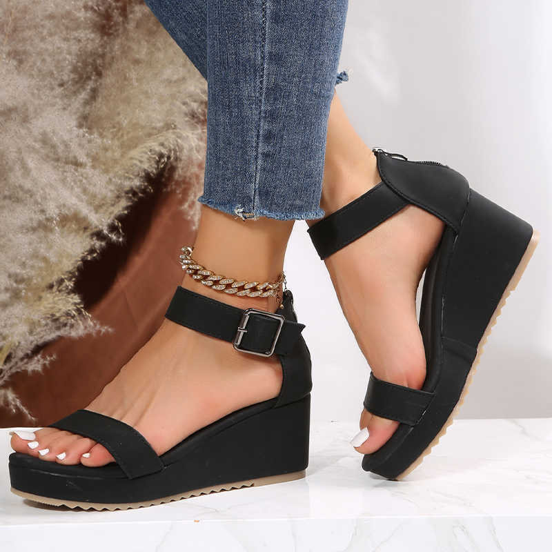 2023 New Women High Heels Platform Sandals Summer Fashion Wedges Slippers Sexy Pumps Party Shoes Open Toe Mujer Zapatos AA230418, Black
2023 New Women High Heels Platform Sandals Summer Fashion Wedges Slippers Sexy Pumps Party Shoes Open Toe Mujer Zapatos AA230418, Black