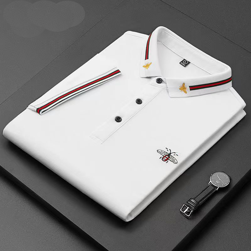 High 2023 end embroidered short sleeved cotton polo shirt men s T shirt Korean fashion clothing summer luxury top Asian size M L XXL 3XL, Yellow
High 2023 end embroidered short sleeved cotton polo shirt men s T shirt Korean fashion clothing summer luxury top Asian size M L XXL 3XL, Yellow