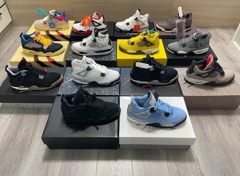 Orignal Quality 4s Basketball Shoes 4 Men 4s Military Black Cat Red Thunder Lightning University Blue White Oreo Bred Pure Money What Th Mens Trainers Sports Sneakers, 21
Orignal Quality 4s Basketball Shoes 4 Men 4s Military Black Cat Red Thunder Lightning University Blue White Oreo Bred Pure Money What Th Mens Trainers Sports Sneakers, 21