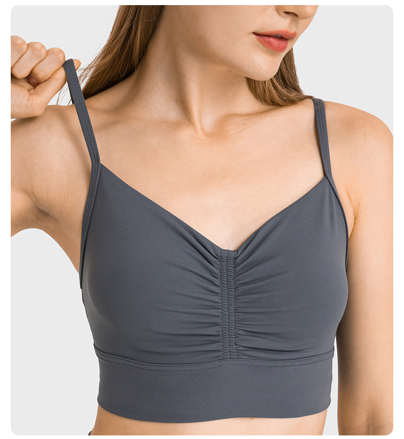 Women Fitness Bras Tops V Neck Fintness Tank Vest Solid Workout Bra Breathble Shockproof Top Female DW218, White
Women Fitness Bras Tops V Neck Fintness Tank Vest Solid Workout Bra Breathble Shockproof Top Female DW218, White