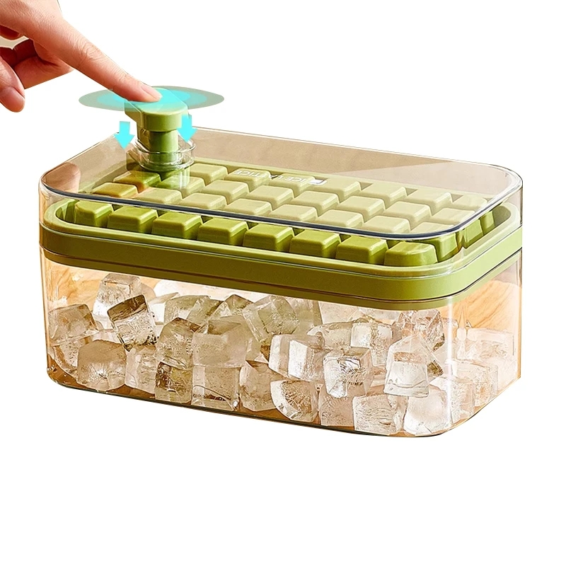Cream Tools One-k Fall Off Easy-Release 32 Cavity Silicone Mold For tail Cube Maker With Storage Box Ice Tray Free shipping
