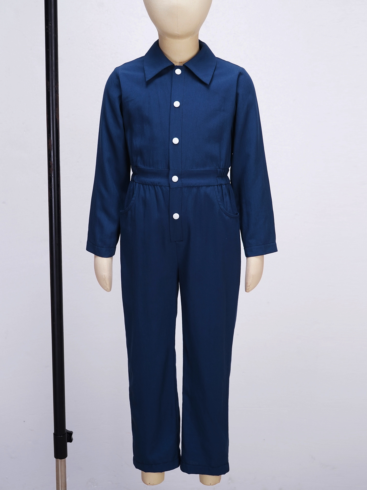 Overalls Boys Overalls Child Casual Jumpsuit Pants Mechanic Christmas Halloween Suit Flight Suits Long Sleeve Coveralls Kids Clothing 230419