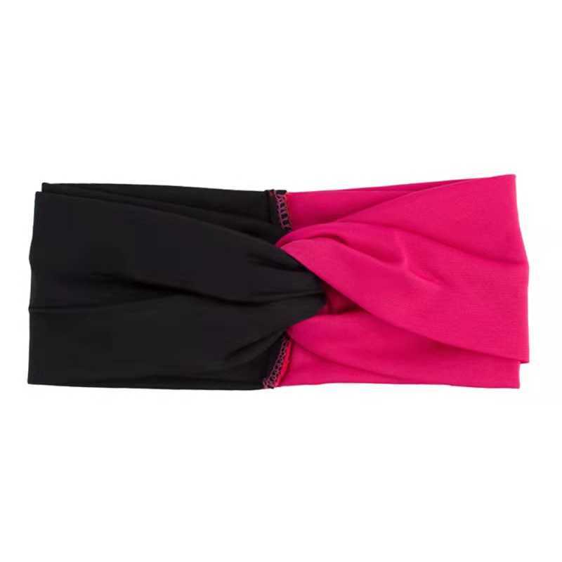 2PC Headbands Headbands For Women Hair Band Twist Leopard Hairbands Elastic Turban Headwrap Makeup Sport Yoga Head band Girls Hair Accessories Y23