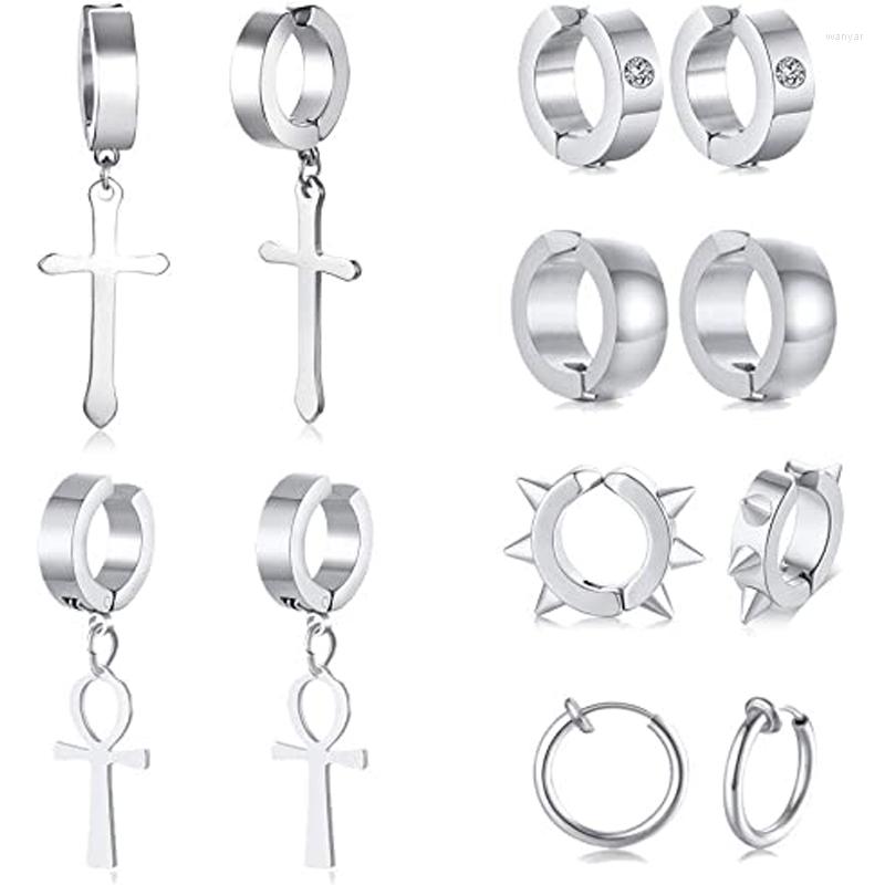 Backs Earrings 1/6 Pairs Unisex Stainless Clip On Set Non Piercing Feather Charm Dangle Hinged Stud For Men Women Teen
Backs Earrings 1/6 Pairs Unisex Stainless Clip On Set Non Piercing Feather Charm Dangle Hinged Stud For Men Women Teen