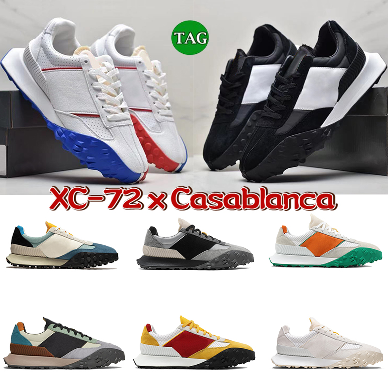 

XC-72 Casual Shoes for Men Women Red Yellow Orange Green Black White Blue Red Castlerock Sneakers Fashion Designer Multi-color Lace Up x Casablanca Trainers, 03 blue yellow