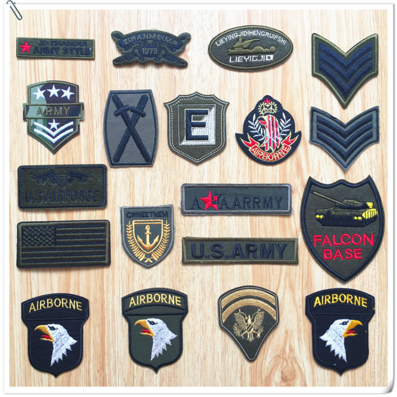DIY Sewing Accessories Customized American Army Patches for Clothing Notions Iron on Badge Sticker Hoodie Embroidery Hat Jeans Patch
DIY Sewing Accessories Customized American Army Patches for Clothing Notions Iron on Badge Sticker Hoodie Embroidery Hat Jeans Patch