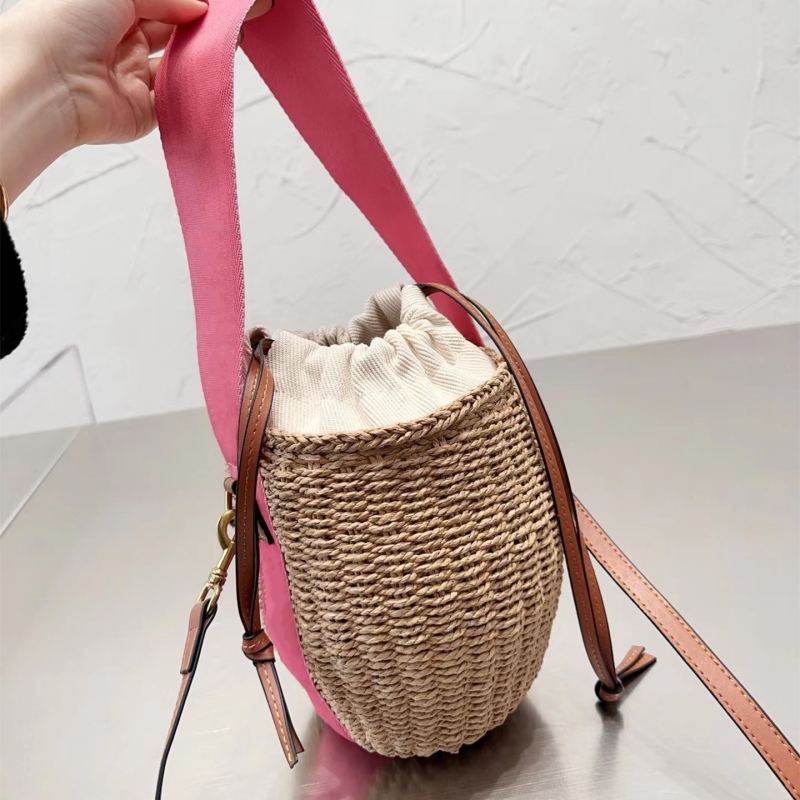 2023 Mini Bucket Beach Bags desgner bag handbag crossbody shoulder tote bag Woman Crochet Buckets Totes luxurys handbags 5A