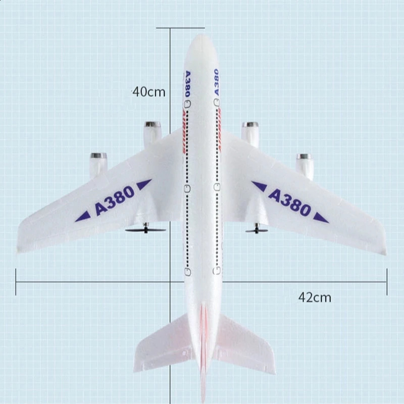 Aircraft Modle Airbus A380 RC Airplane Boeing 747 Plane Remote Control 24G Fixed Wing Model Toys for Children Boys 231118 - view 7