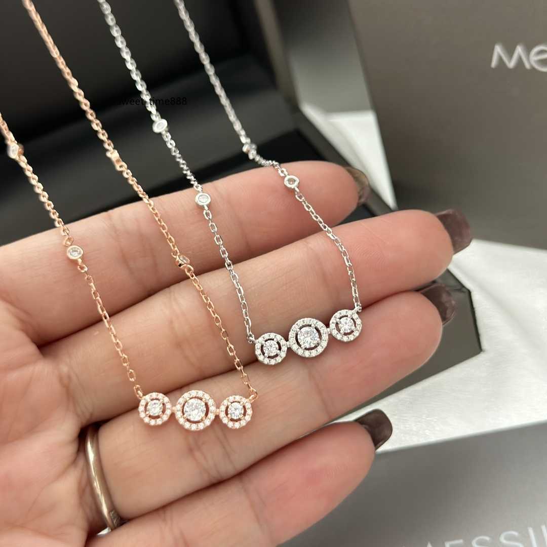 Luxury Designer Pendant Necklace Sterling Silver Three Round Zircon Charm Short Chain Choker Collar For Women Jewelry Party Gift Valentine day
Luxury Designer Pendant Necklace Sterling Silver Three Round Zircon Charm Short Chain Choker Collar For Women Jewelry Party Gift Valentine day