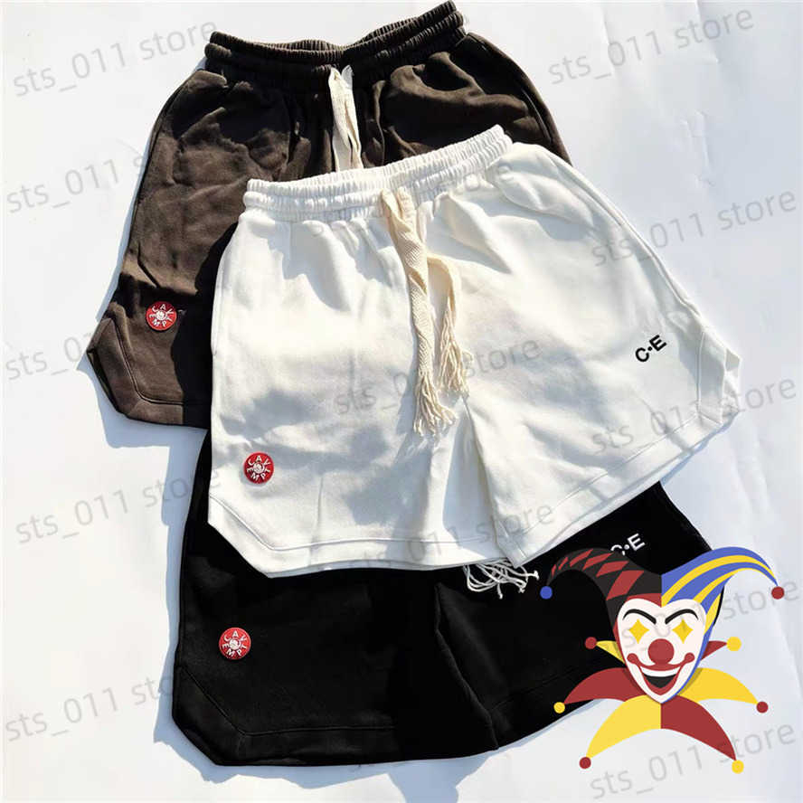 Men's Shorts Cavempt Shorts CAV EMPT C.E Drawstring Shorts Men Women 1 1 High Quality Pockets Terry Solid Breeches T230419