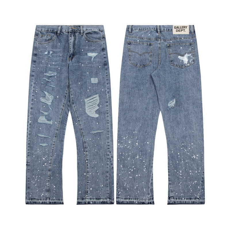 Fashion Designer Clothing Galleryes Depts Jeans Pant High Street American Knife Cut Hole Erosion Damaged Small Straight Barrel Garment Wash Blue Distressed Jeans
Fashion Designer Clothing Galleryes Depts Jeans Pant High Street American Knife Cut Hole Erosion Damaged Small Straight Barrel Garment Wash Blue Distressed Jeans