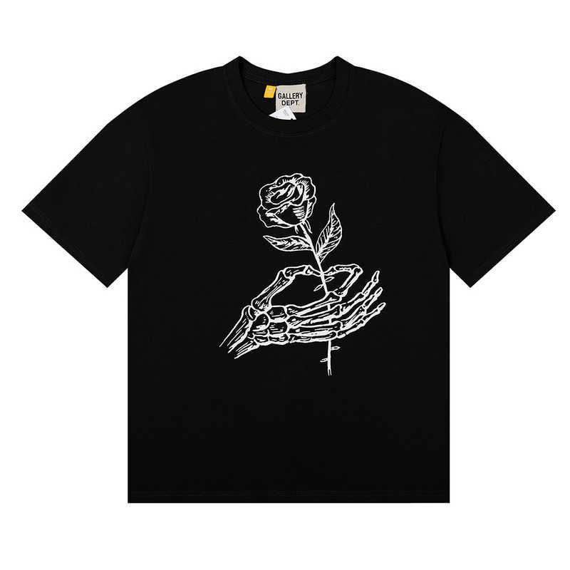 Fashion Designer Clothing Tees Rock Tshirt 2023 New Galleryes Depts Skull Handheld Rose Print High Street Men's Women's Short Sleeve T-shirt Streetwear Hip hop TShirts, Brown
Fashion Designer Clothing Tees Rock Tshirt 2023 New Galleryes Depts Skull Handheld Rose Print High Street Men's Women's Short Sleeve T-shirt Streetwear Hip hop TShirts, Brown