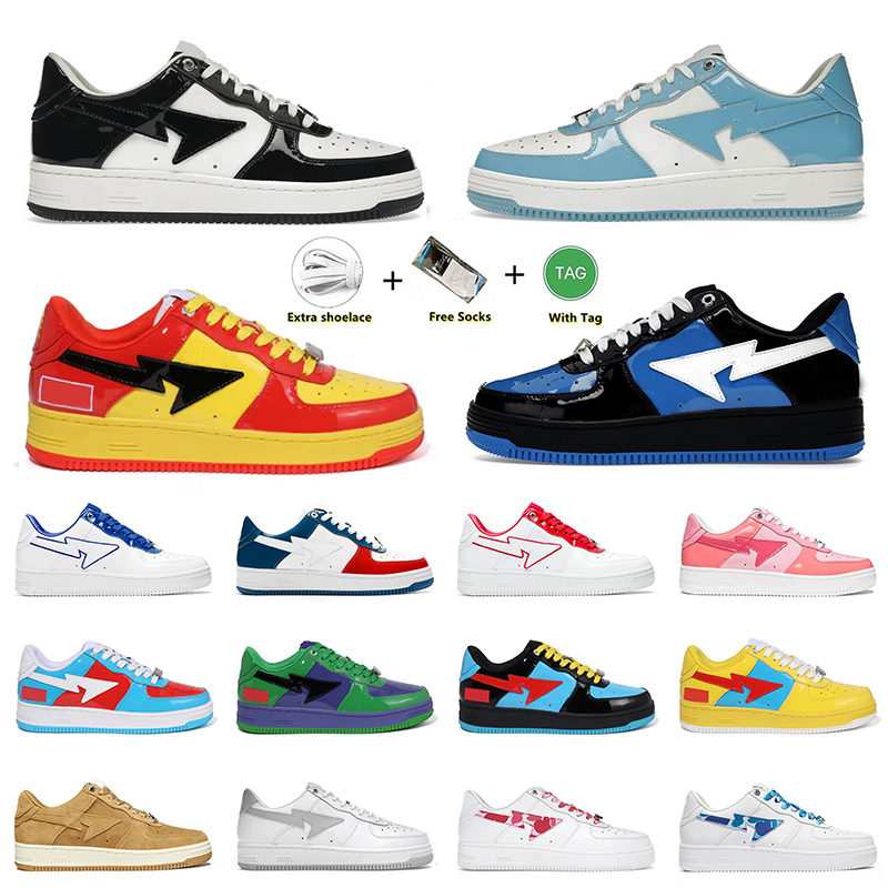 Bapestas Designer Running Shoes Bapesta SK8 Black White Patent Leather Blue Red Beige Grey ABC Camo Pink Baped Sta dhgates Platform Men Women Sneakers Trainers 36-45, B3 green
Bapestas Designer Running Shoes Bapesta SK8 Black White Patent Leather Blue Red Beige Grey ABC Camo Pink Baped Sta dhgates Platform Men Women Sneakers Trainers 36-45, B3 green