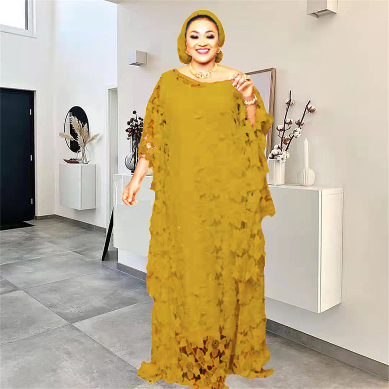 Ethnic Clothing Ethnic Clothing Lace Hollow Africa Dress African Dresses for Women African Clothes Dashiki Taditional Boubou Arabic Robe Femme Musulma