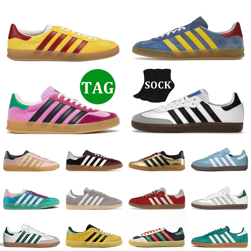 OG Original Designer Casual Samba Shoes Vegan White Black Gum Red Gazelles Trainers Monogram Gazelle Pink Wales Bonner Cream Green Sambas Platform Sneakers 36-45, Sku-2
OG Original Designer Casual Samba Shoes Vegan White Black Gum Red Gazelles Trainers Monogram Gazelle Pink Wales Bonner Cream Green Sambas Platform Sneakers 36-45, Sku-2