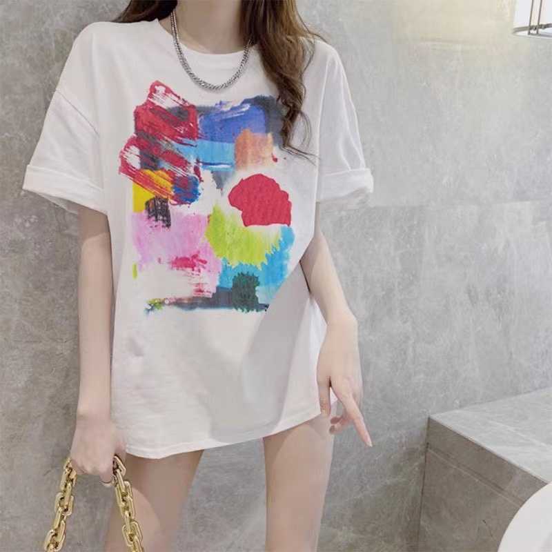 Fashion Designer Clothing Tees Rock Tshirt Galleryes Depts Hand Painted Watercolor Ink Abstract Graffiti Used Print Speckle Short Sleeve Loose Men's Women's T-shirt, White
Fashion Designer Clothing Tees Rock Tshirt Galleryes Depts Hand Painted Watercolor Ink Abstract Graffiti Used Print Speckle Short Sleeve Loose Men's Women's T-shirt, White
