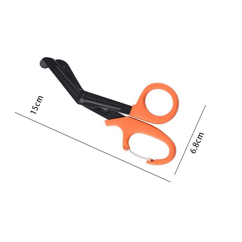 15x7cm Survive Paramedic Medical Rescue Scissor Trauma Gauze IFAK Emergency First Aid Shear Outdoor Camp Hike Home tool