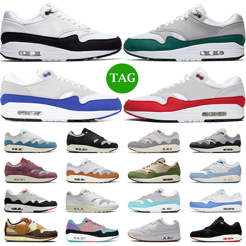 Patta Waves 1 running shoes men women 1s White Black Noise Aqua Maroon Patch Baroque Brown Blueprint Sean Wotherspoon mens trainers sport sneakers, #16
Patta Waves 1 running shoes men women 1s White Black Noise Aqua Maroon Patch Baroque Brown Blueprint Sean Wotherspoon mens trainers sport sneakers, #16