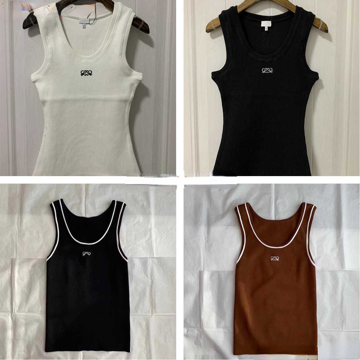 Cropped Tanks Camis Top T Shirts Women Knits Tee Knitted Sport Top Tank Tops Woman designer Vest Yoga Tees embroidered cotton-blend Mini, Black stripe
Cropped Tanks Camis Top T Shirts Women Knits Tee Knitted Sport Top Tank Tops Woman designer Vest Yoga Tees embroidered cotton-blend Mini, Black stripe