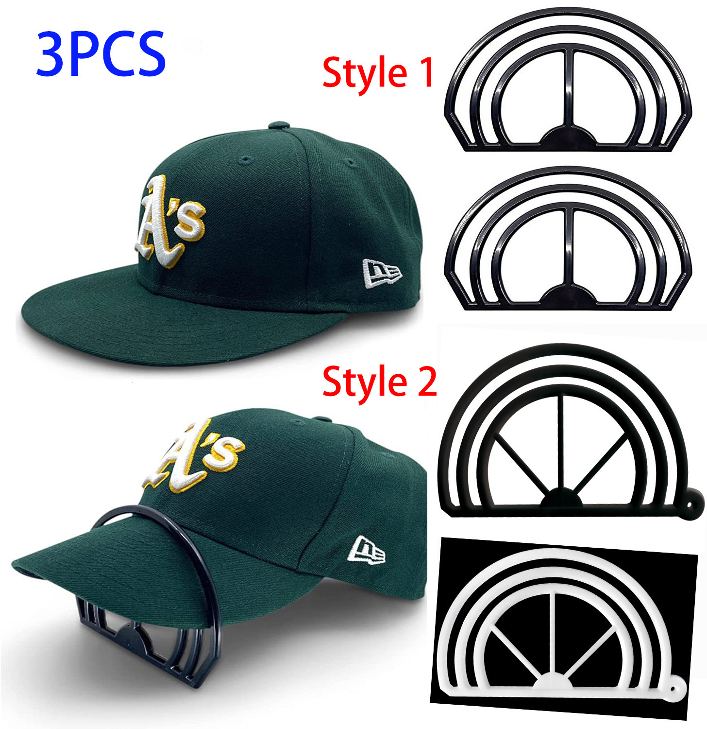 Storage Holders Racks Hat border bender 2 curve option No steam required baseball cap border bender accessories
Storage Holders Racks Hat border bender 2 curve option No steam required baseball cap border bender accessories