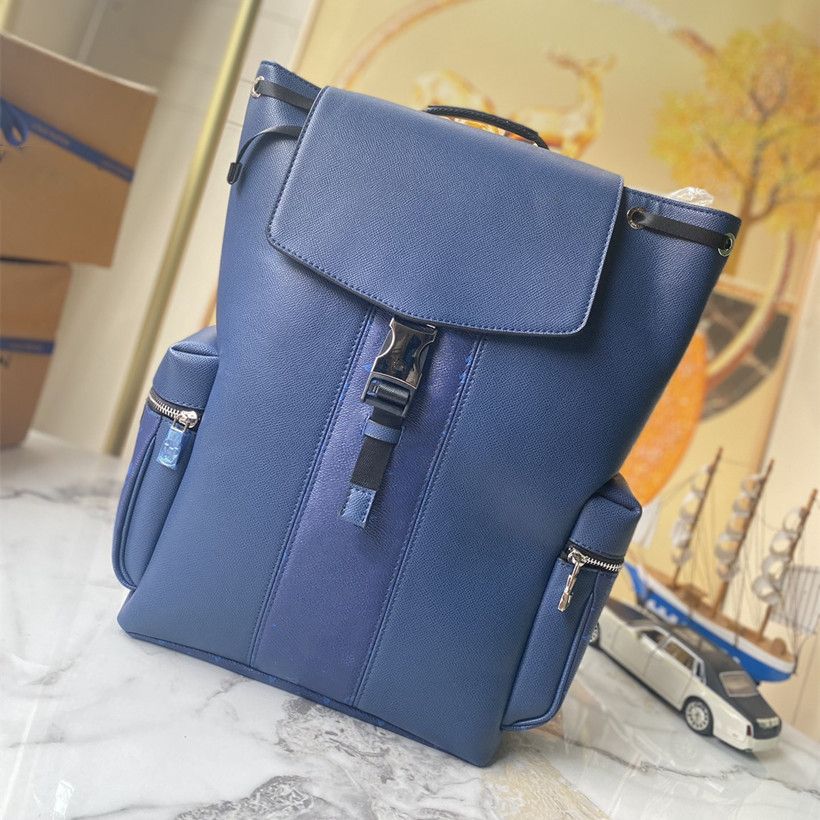 LUXURY LUGGAGE bag Man Genuine leather Travel Taigarama Back Bags Men's For Backpacks M30417 Bag Laptop Outdoor Packs Fashion designer Backpack duffle, Blue
LUXURY LUGGAGE bag Man Genuine leather Travel Taigarama Back Bags Men's For Backpacks M30417 Bag Laptop Outdoor Packs Fashion designer Backpack duffle, Blue
