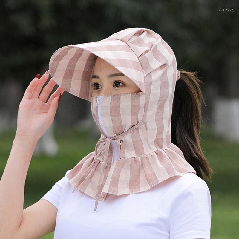Wide Brim Hats Women Summer Sun Hat Breathable Sunscreen Neck Full Face Mask UV Protection Caps Female Outdoor Beach Sunhat
Wide Brim Hats Women Summer Sun Hat Breathable Sunscreen Neck Full Face Mask UV Protection Caps Female Outdoor Beach Sunhat