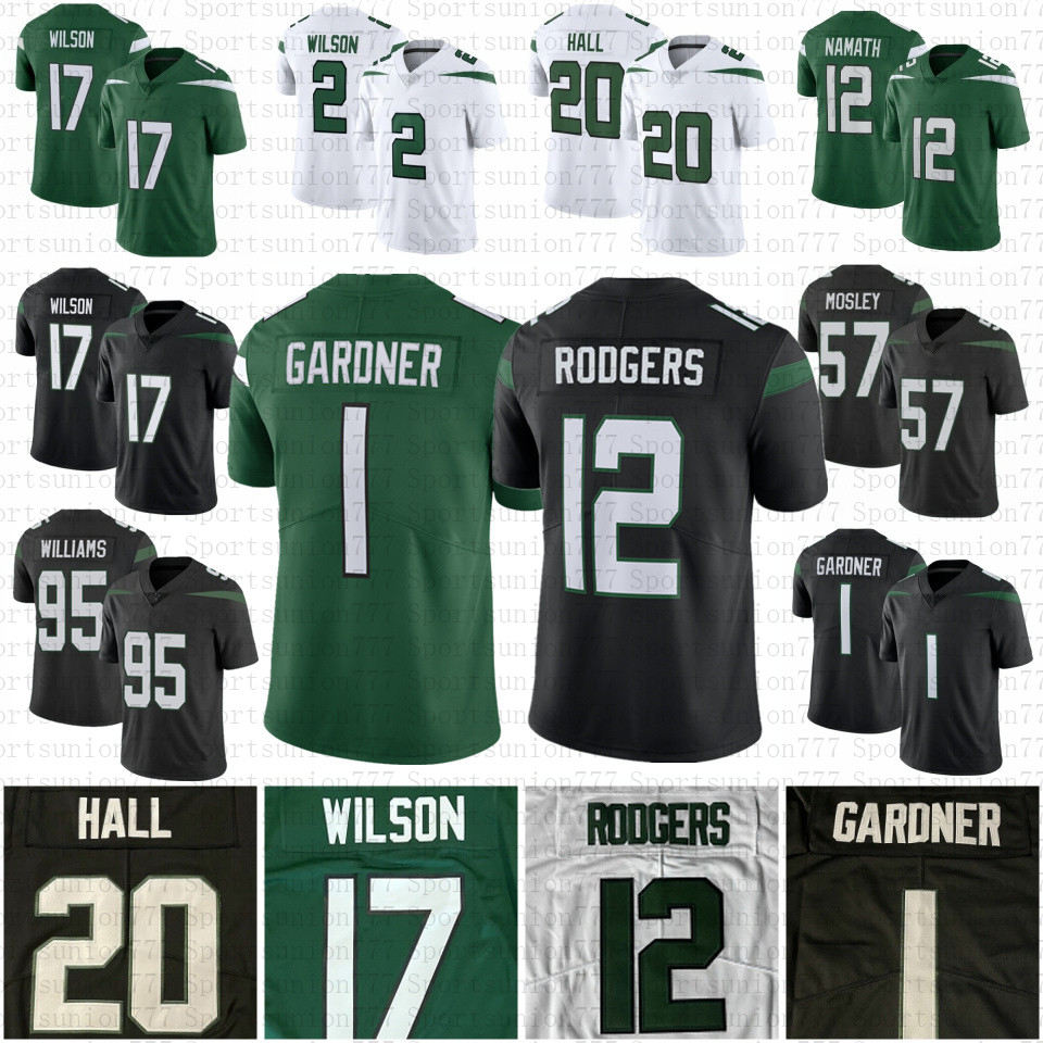 Aaron Rodgers Ahmad Sauce Gardner Football Jersey Zach Garrett Wilson Breece Hall Quinnen Williams New Yorks Joe Namath Curtis Martin Jetes CJ Mosley Michael Carter, Women
Aaron Rodgers Ahmad Sauce Gardner Football Jersey Zach Garrett Wilson Breece Hall Quinnen Williams New Yorks Joe Namath Curtis Martin Jetes CJ Mosley Michael Carter, Women