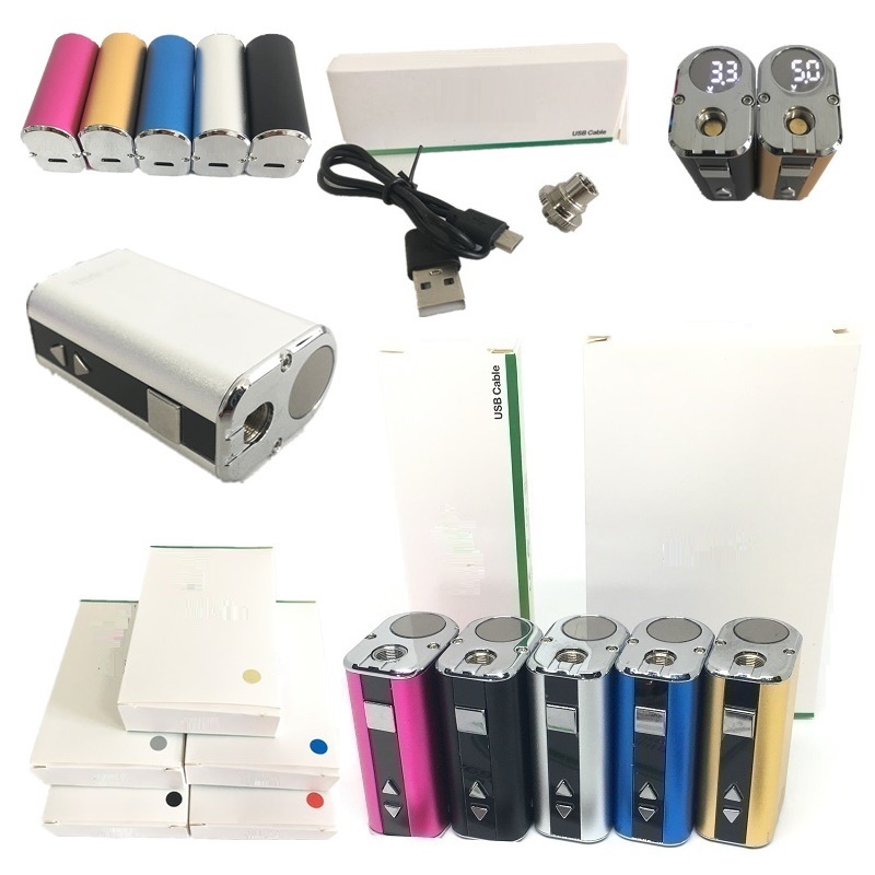 Mini 10W Battery 1050mAh VV Variable Voltage Box Mod 5 Colors With USB Cable eGo Connector Adapter For 510 Thread Thick Oil Cartridge
Mini 10W Battery 1050mAh VV Variable Voltage Box Mod 5 Colors With USB Cable eGo Connector Adapter For 510 Thread Thick Oil Cartridge