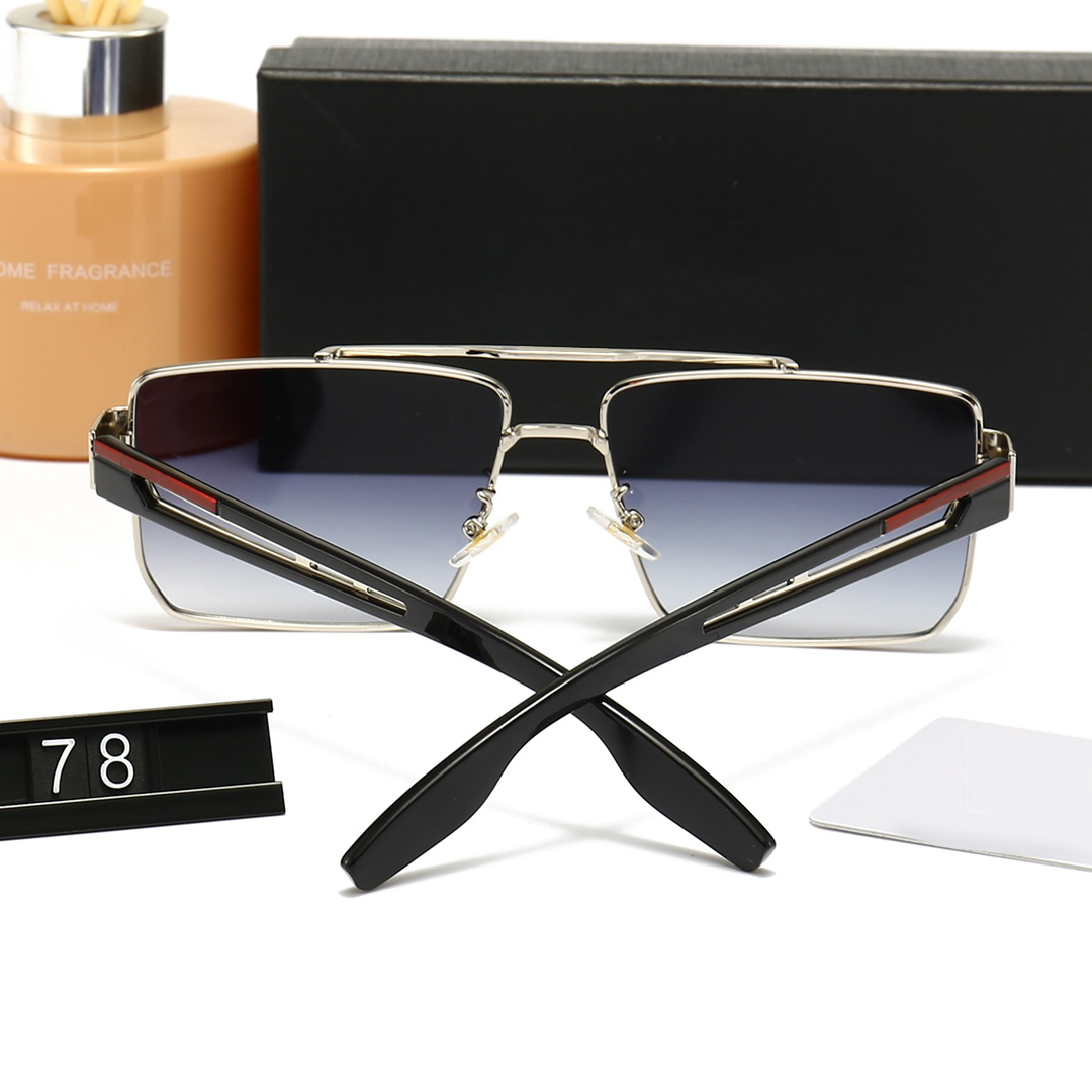 luxury Designer Sunglasses Women Man Glasses Fashion Sunglass UV400 Eyeglass Mens high quality Eyewear Eyelgasses outdoor Beach Driving Goggle Wrap Eyeglass 78
luxury Designer Sunglasses Women Man Glasses Fashion Sunglass UV400 Eyeglass Mens high quality Eyewear Eyelgasses outdoor Beach Driving Goggle Wrap Eyeglass 78