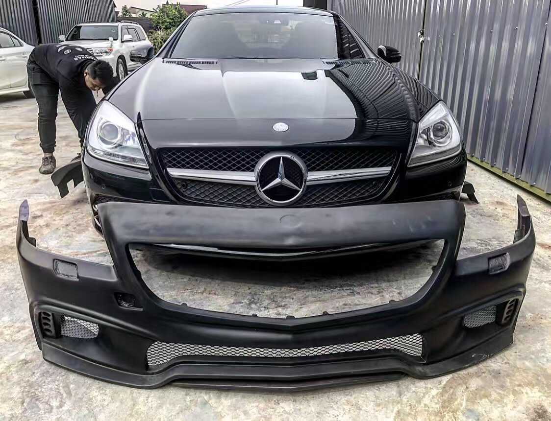 

Body Kits Fit for Mercedes Benz Modified Slk Level R172 Enlarged Surround Front Rear Bumper Tail Wing Side Skirt Cisang Auto Parts 2024