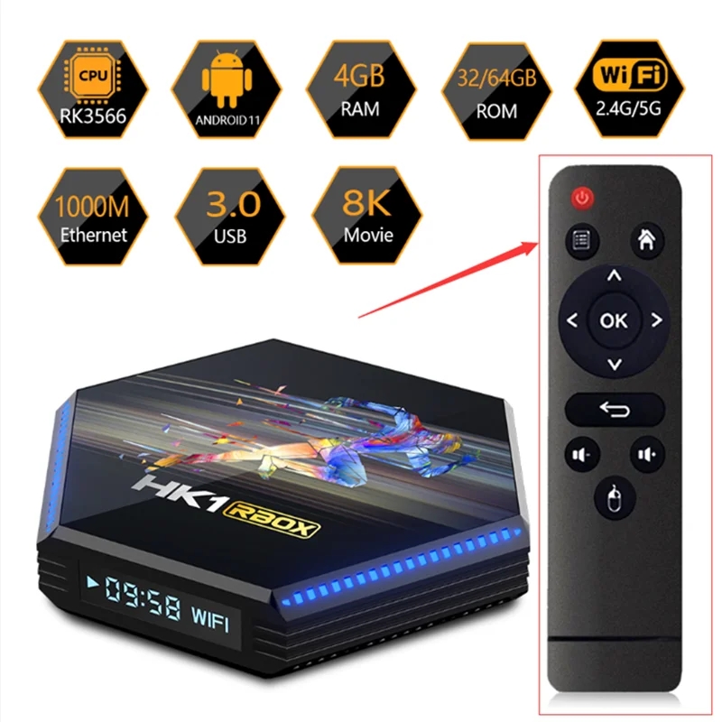 Original IR Controller Control Remote android tv box h96 mini h8 hk1 box, hk1 rbox, hk1rbox r2, hk1 max