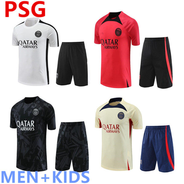 PSGs tracksuit 2022 2023 paris Sportswear men kids training suit Short sleeved suit Football soccer Jersey kit uniform chandal sweatshirt Sweater set, 10
PSGs tracksuit 2022 2023 paris Sportswear men kids training suit Short sleeved suit Football soccer Jersey kit uniform chandal sweatshirt Sweater set, 10