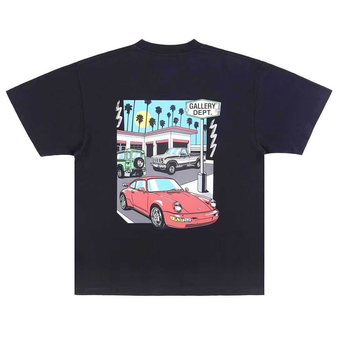 Fashion Designer Clothing Tees Rock Tshirt Galleryes Depts. Drive Thru Washed Tee Car Pattern Short Sleeve T-shirt Men Women Casual Streetwear Vintage Hip hop, Black
Fashion Designer Clothing Tees Rock Tshirt Galleryes Depts. Drive Thru Washed Tee Car Pattern Short Sleeve T-shirt Men Women Casual Streetwear Vintage Hip hop, Black