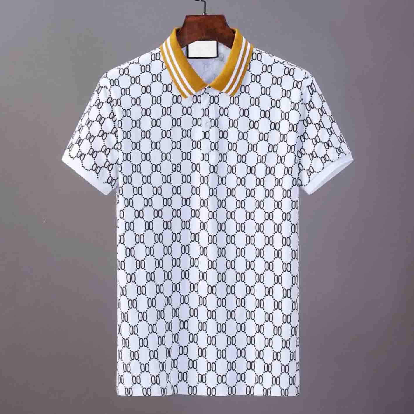 Men Polo Casual Business Designer T Shirts Letter Print Fashion Polo Letter Print Mens Polos Shirt
Men Polo Casual Business Designer T Shirts Letter Print Fashion Polo Letter Print Mens Polos Shirt