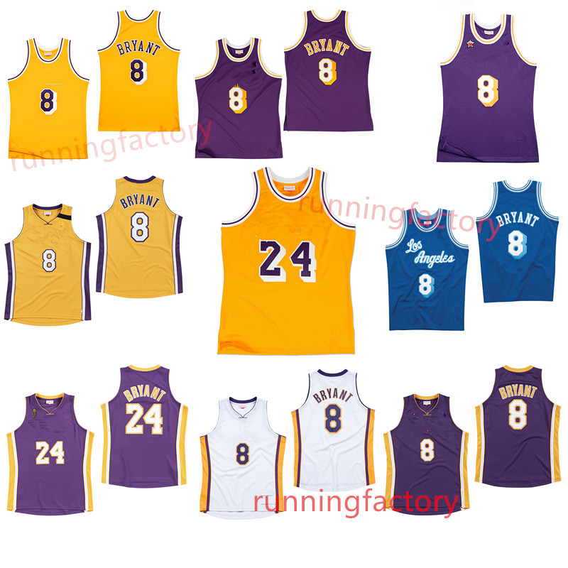 Bryant Basketball jersey Retro black mamba Mitchell & Ness 2008-09 yellow blue Men Stitched retro''Lakers jerseys
Bryant Basketball jersey Retro black mamba Mitchell & Ness 2008-09 yellow blue Men Stitched retro''Lakers jerseys