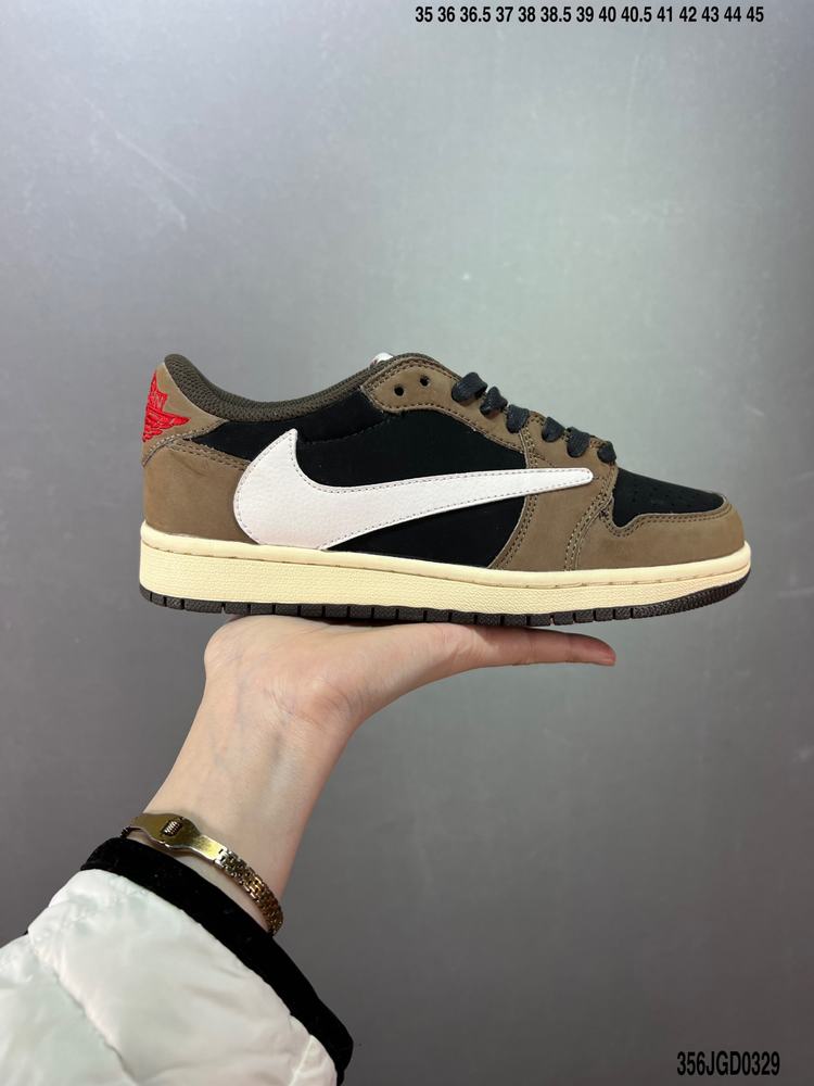 Travis Scott 1s Low Mocha Basketball Shoes