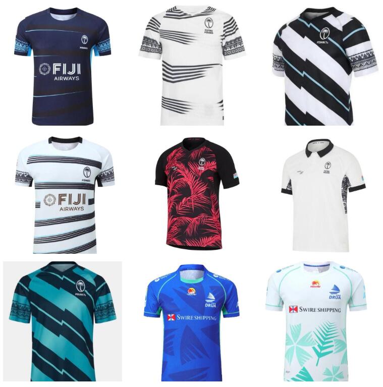 22 23 home RUGBY JERSEY FIJI DRUA shirt 2023 2024 FLYING FIJIANS fiji 7s TRAINING JERSEYS Shirt S-5XL