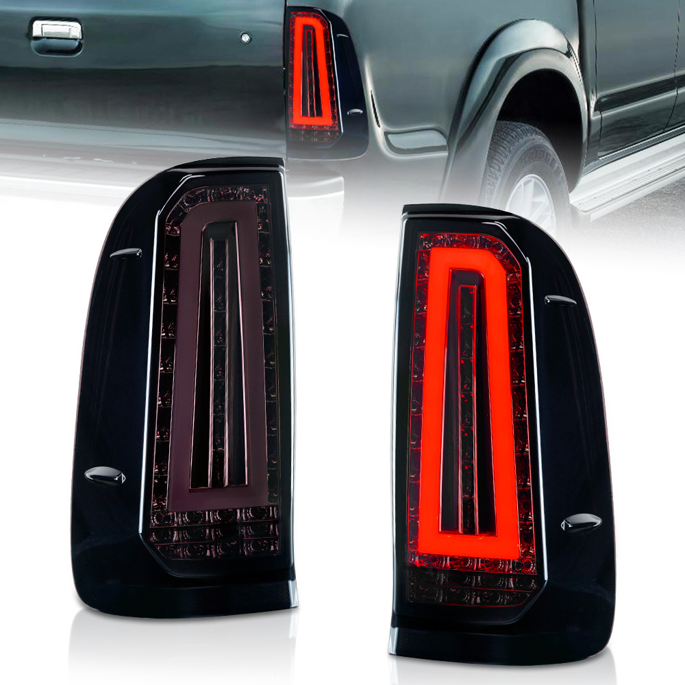 Car Modified Taillight For Toyota Hilux 20 05-20 15 LED Dynamic Turn Signal Parking Lights Brake Reverse Taillights