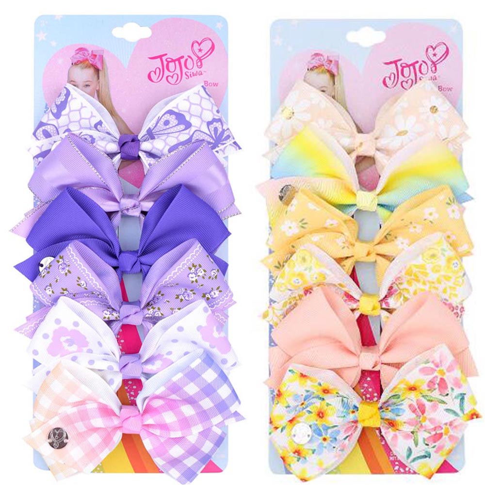 ribbons hair bows Kawaii hair Accessories 5.6 inch colorful Barrettes Rainbow Unicorn kids Unicorn party hair clipper