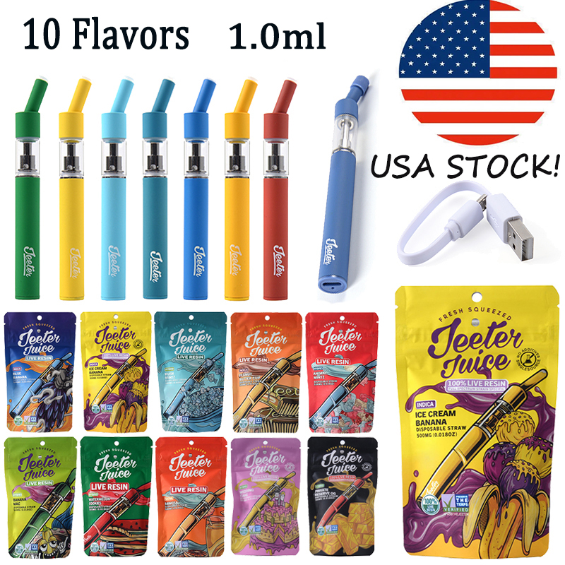 USA STOCK Jeeter Juice Rechargeable E Cigarettes Disposable Vape Pen 180mah 1ml Empty Disposable Oil Cartridges 10 Flavors Device With Packaging Bag
USA STOCK Jeeter Juice Rechargeable E Cigarettes Disposable Vape Pen 180mah 1ml Empty Disposable Oil Cartridges 10 Flavors Device With Packaging Bag