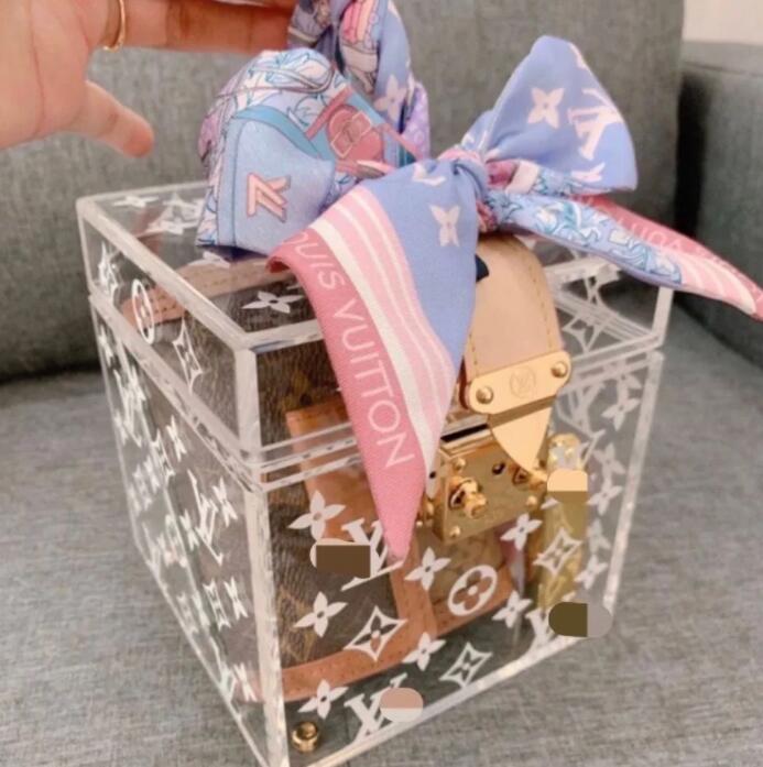 Three Layer Jewelery Box with Mirror High Capacity Earrings Storage Box Leather Ear Stud Ornament Multi Function boxes - view 5