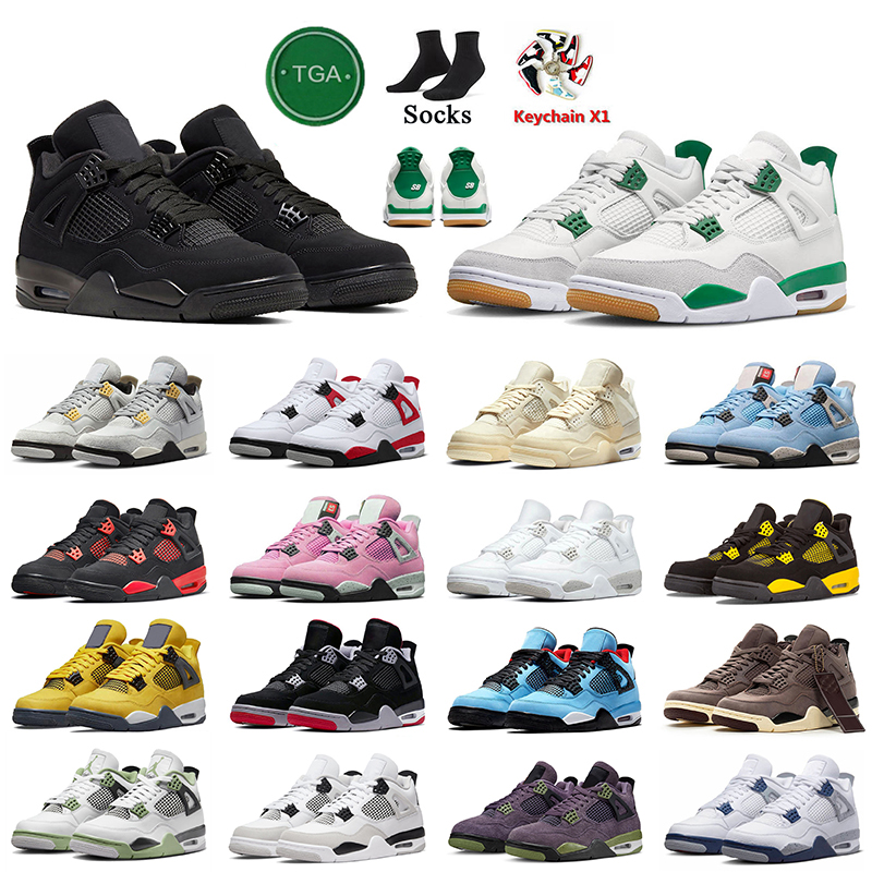Jumpman Basketball Shoes 4s Black Cat Pine Green Retro 4 Seafoam Thunder Jorden4s Canyon Purple J4 Sail Offs White Oreo Bred Military Women Mens Trainers Sneakers, A13 new black cat 36-47
Jumpman Basketball Shoes 4s Black Cat Pine Green Retro 4 Seafoam Thunder Jorden4s Canyon Purple J4 Sail Offs White Oreo Bred Military Women Mens Trainers Sneakers, A13 new black cat 36-47