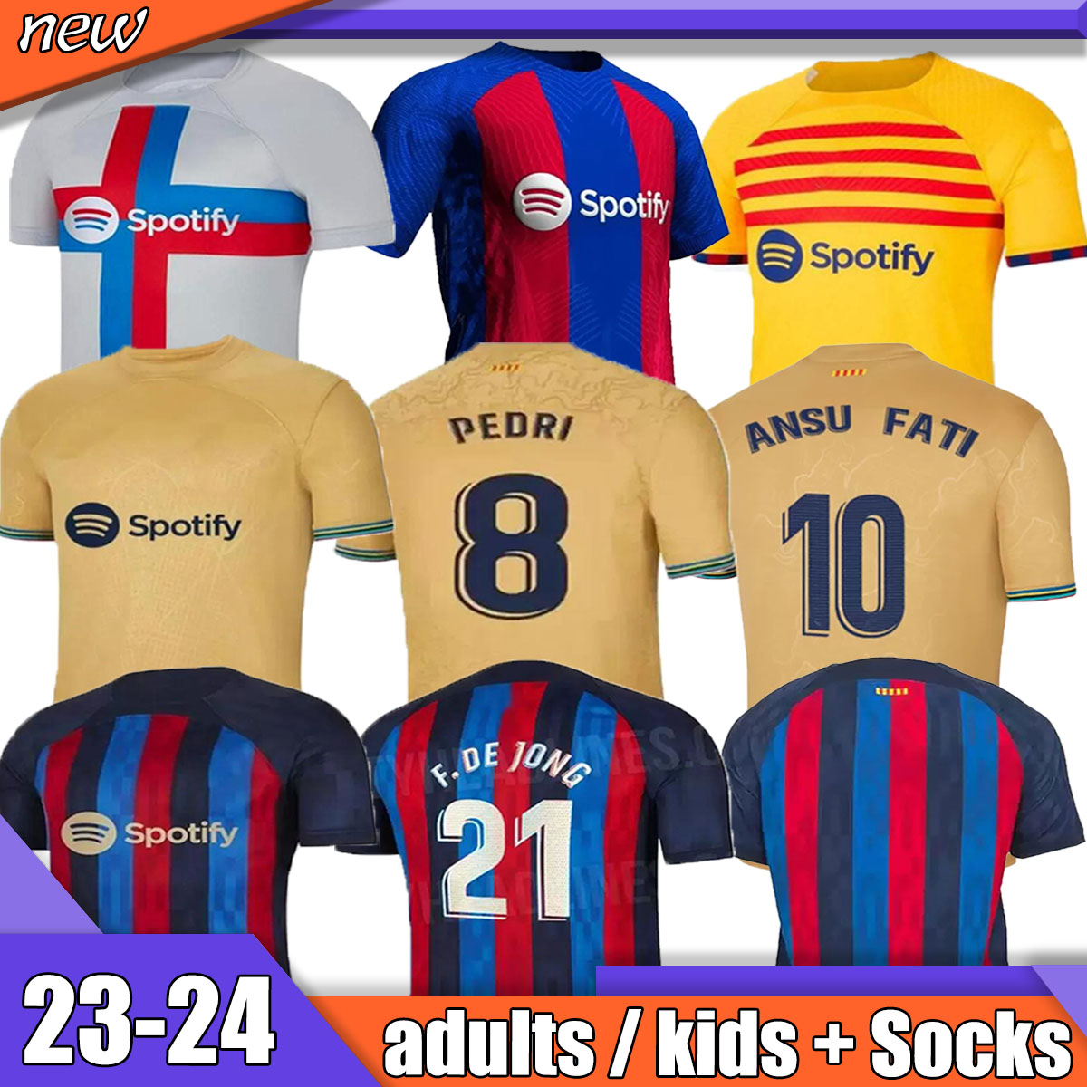 2023 2024 PEDRI GAVI soccer jerseyS LEWANDOWSKI FC FERRAN camiseta de futbol ERIC barca RAPHINHA 22 23 24 ANSU FATI football shirt ROBERTO barcelona kits men kids sets, 02
2023 2024 PEDRI GAVI soccer jerseyS LEWANDOWSKI FC FERRAN camiseta de futbol ERIC barca RAPHINHA 22 23 24 ANSU FATI football shirt ROBERTO barcelona kits men kids sets, 02