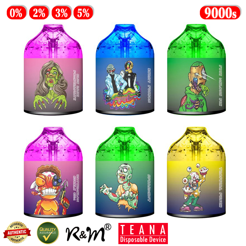 Authentic R&M Bar 9000 Puffs E Cigarette 9K 0% 2% 3% 5% RGB Flash Light Disposable Vape 15ml Pod Carts Mesh Coil Rechargeable Vapes Pen
Authentic R&M Bar 9000 Puffs E Cigarette 9K 0% 2% 3% 5% RGB Flash Light Disposable Vape 15ml Pod Carts Mesh Coil Rechargeable Vapes Pen