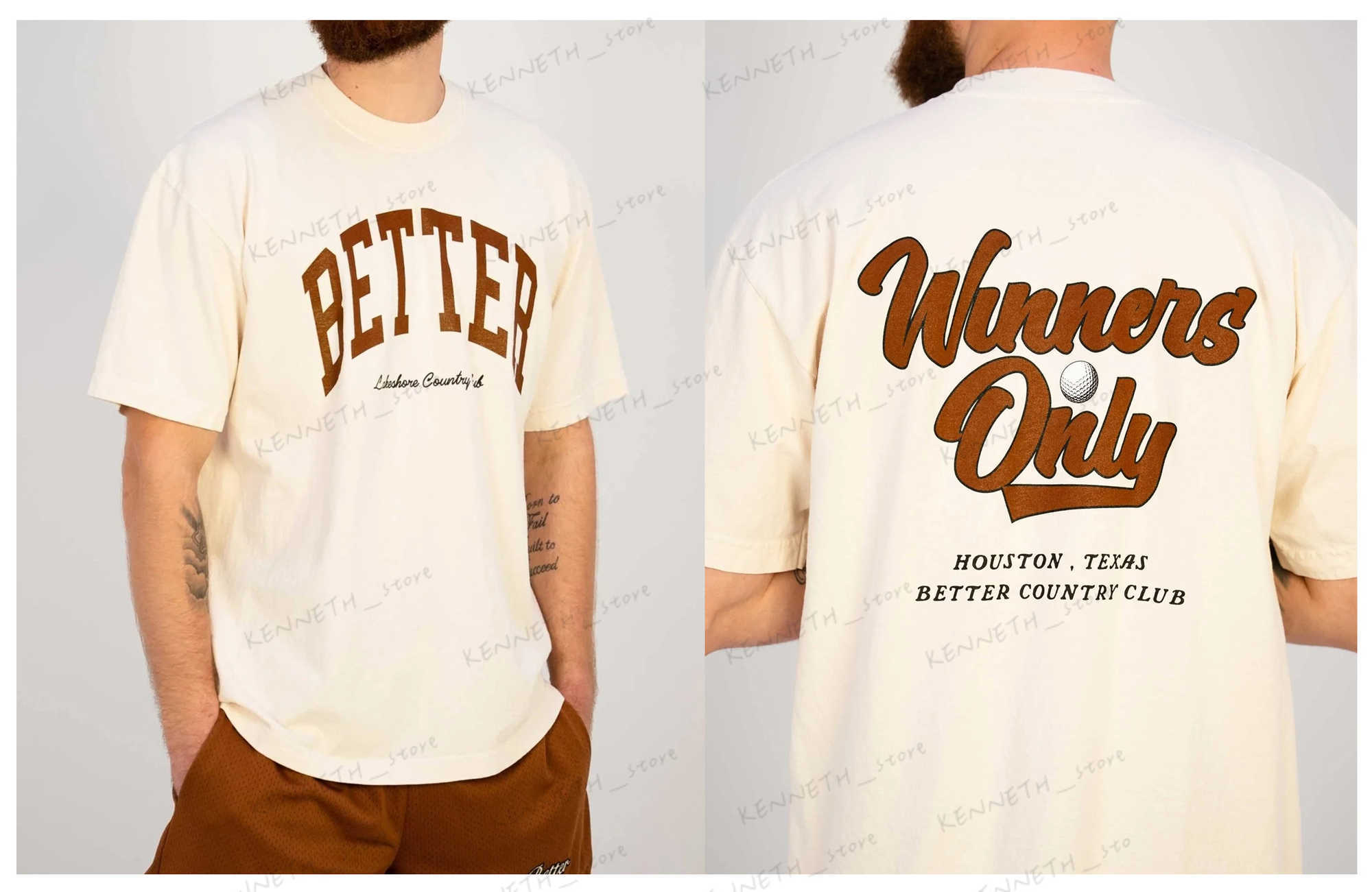 Men's T-Shirts Get Better Today Shirt PREMIUM TEE Men Women High Quality The GBT Brand Shirt Digital Inkjet Printing Shirt US Size TEE T230420