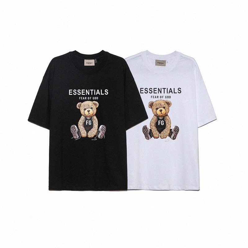 2023 FOG Summer New European and American Fashion Brand Bear Printed Round Neck Pullover Large Size Loose Short-sleeved T-shirt Couple Pack t652#, Qx006 black
2023 FOG Summer New European and American Fashion Brand Bear Printed Round Neck Pullover Large Size Loose Short-sleeved T-shirt Couple Pack t652#, Qx006 black