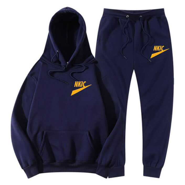 Men Tracksuit Two Piece Brand Print Set Men's Sets Sportswear Spring Autumn Casual Sports Suit Men Street Clothing, Navy blue
Men Tracksuit Two Piece Brand Print Set Men's Sets Sportswear Spring Autumn Casual Sports Suit Men Street Clothing, Navy blue